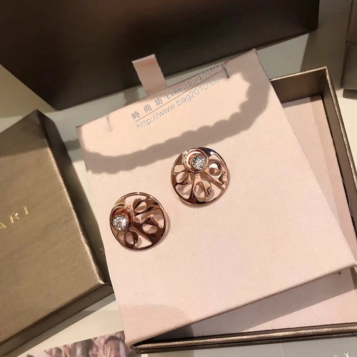 Bvlgari飾品 寶格麗氣質鏤空耳釘  zgbq3208